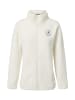 CASH-MERE.CH Retro-Fleece-Jacke aus recyceltem Polyester in Off White