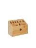 relaxdays Kosmetik Organizer in Natur - (B)25,5 x (H)19 x (T)12,5 cm