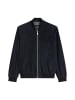 Marc O'Polo Lederjacke regular in Dark Navy