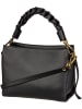 COCCINELLE Handtasche Boheme Grana Double in Noir/Cognac