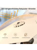 COSTWAY Sonnenschirm 230 cm beidseitig 35° knickbar in Beige