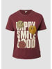 QS T-Shirt in 39D1_bordeaux