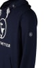 SCHIETWETTER Kapuzenhoodie in navy/white