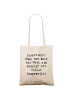 Mr. & Mrs. Panda Schultasche Spruch Elektriker Helden mit Spruch in Creme