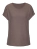 Vivance Kurzarmshirt in taupe