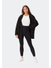 Les Lunes Oversized-Strickjacke Alexis in schwarz