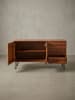 KADIMA DESIGN Sideboard Highboard | Sheesham, 145x75x40cm, 3+2 Türen, Massiv