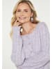 Usha Women Cardigan in lavender melange
