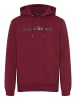 Bruno Banani Kapuzensweatshirt in weinrot