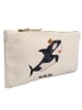 Mr. & Mrs. Panda Schminktasche Orca Zylinder ohne Spruch in Weiß