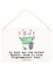 Mr. & Mrs. Panda Wandbild Holz Programmierer Herz mit Spruch in Weiß