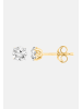 Ethische Diamanten Ohrringe aus 375 Gelbgold mit Lab Grown Diamant
