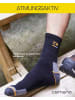 camano Baumwolle Unisex-Work-Socken 9 Paar schwarz