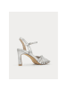 Montevita Sandalen Heel Sandal Mitere in Silber