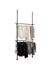Wenko Teleskop-Garderobensystem HERKULES BASIC in Schwarz, (L) 11 cm