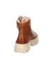 Paul Green Schnür-Stiefeletten für Damen in cognac