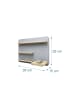 relaxdays Toniebox Regal in Grau - (B)39 x (H)29 x (T)15 cm