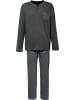 Erwin Müller Single-Jersey Schlafanzug in anthrazit