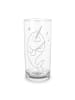 Mr. & Mrs. Panda Wasserglas Narwal Gitarre ohne Spruch in Transparent