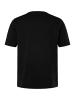 Men Plus Kurzarm T-Shirt in schwarz