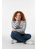 Shape Of You Blouse in Schwarz-Weiß