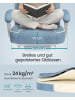 SONGMICS Gaming-Stuhl Cathy in Blau - (B)70 x (H)122 x (T)70 cm