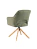 DUBI Möbel 2er-Set: Drehstuhl Mika-Lara in Grün - (B)60 x (H)87 x  (T)65 cm