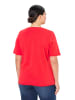 Ulla Popken Shirt in neon rot