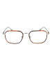 Taylor Morris Unisex Optische Fassungen Rechtwinklig Braun