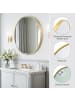 Home Nature Wohnkonzept Rund Wandspiegel in Gold ⌀40 cm