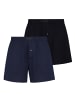 Bruno Banani Boxershort 2er Pack in Marine/Schwarz