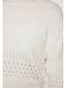 Swirly Damen Pullover in Weiss