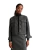 Marc O'Polo Indoor-Wolljacke tailored in rocky grey melange