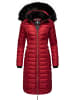 Navahoo Wintermantel Umay in Dark Red