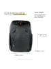 Travel n meet Polyester Freizeitrucksack Travel N Meet Rucksack schwarz ca. 30cm