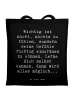 Mr. & Mrs. Panda Shopper Bag Spruch Emotionen ausdrücken Weishei... in Schwarz