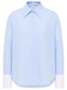 Eterna Bluse OVERSIZE FIT in hellblau