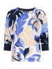 Betty Barclay Strickpullover mit Print in Light Blue/Cream
