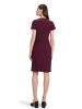 CARTOON Jerseykleid mit Raffung in Dark Aubergine