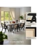 tectake Armlehnstuhl im Boho-Stil, 59 x 56,5 x 82,5 cm, Belastbarkeit 120 kg