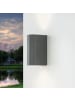 Licht-Erlebnisse Außen Wandlampe (B)6.8 x (H)15.2 cm in AnthrazitAnthrazit