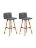 SoBuy Barhocker in Anthrazit - (W) 44 x (H) 92 x (L) 69.2 cm