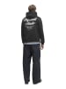 Jack & Jones Sweatshirt JORNORREBRO TYPO BACK SWEAT HOOD in Schwarz