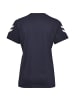 Hummel Logo T-Shirt Kurzarm Top aus Baumwolle HMLGO in Blau