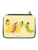 Mr. & Mrs. Panda Federtasche Raupe Schmetterling ohne Spruch in Gelb Pastell