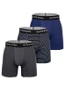 Scotch & Soda Boxershort 3er Pack in Grau/Blau