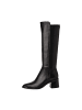 Tamaris Stiefel A Lederabsatz Schwarz