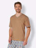 WITT WEIDEN Schlafanzug-Shirt in camel
