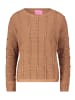 Betty Barclay Grobstrick-Pullover mit Strickdetails in Beige