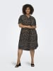 ONLY Carmakoma Hemdblusenkleid in Black